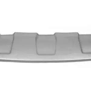 Накладка на передній бампер (ABS, сіра) для Renault Duster 2008–2017