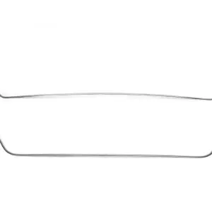 Окантовка решітки 2014-2018 (2 шт, нерж) для Hyundai I-20 2014–2020