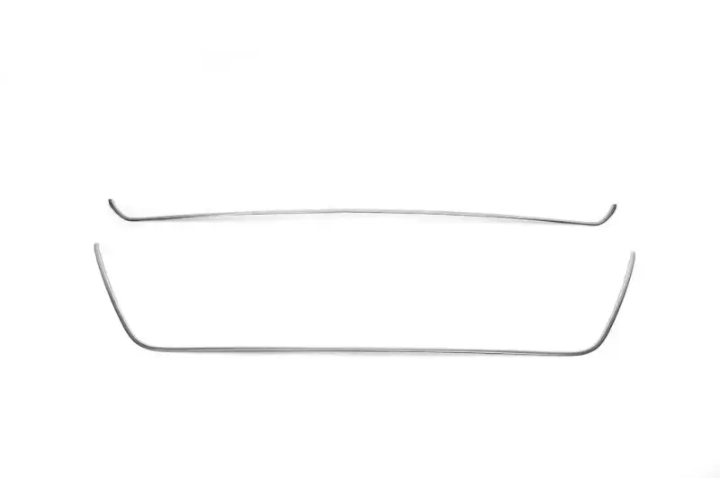 Окантовка решітки 2014-2018 (2 шт, нерж) для Hyundai I-20 2014–2020