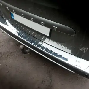 Накладки на задній бампер Carmos V2 (нерж.) для Citroen Berlingo 2008–2018