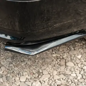 Flap накладка на задній бампер DPT (ABS) (2шт) (чорний глянець) для Volkswagen Caddy 2010–2015
