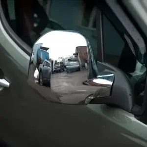 Накладки на дзеркала (2 шт, пласт) для Peugeot Partner Tepee 2008–2018