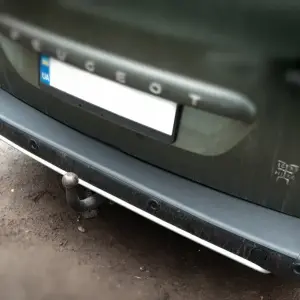 Накладки на задній бампер ABS (пласт.) для Citroen Berlingo 2008–2018