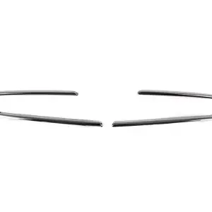 Накладки на протитуманки Carmos (SD/SW/HB/GTC, 2 шт., нерж.) для Opel Astra K 2016–2021
