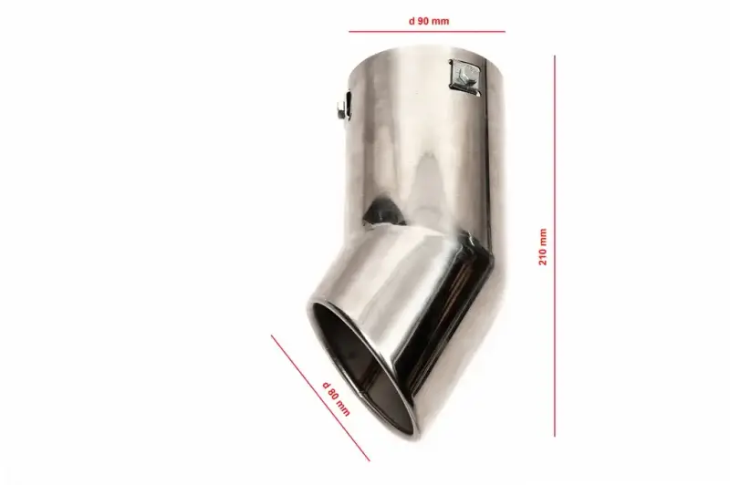 Насадка на глушник (нерж) для Toyota Land Cruiser Prado 150 2009–2023