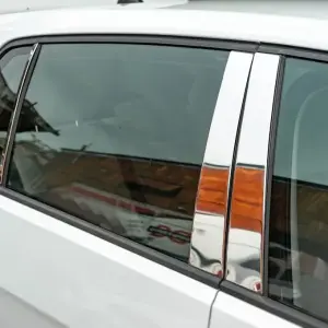 Накладки на стійки (нерж) для Volkswagen Golf 7/E-Golf 2012–2020