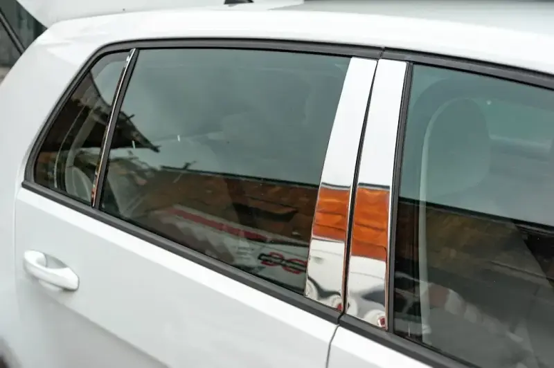 Накладки на стійки (нерж) для Volkswagen Golf 7/E-Golf 2012–2020