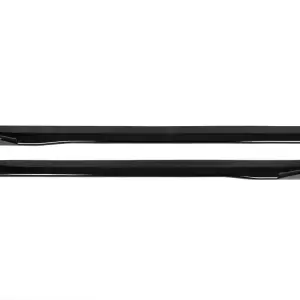 Універсальна накладки на бокові пороги DPT Black (ABS) (2шт) (чорний глянець)