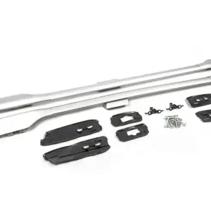 Рейлінги оригінальний дизайн (Сірі, 2 шт) для Toyota Land Cruiser Prado 150 2009–2023