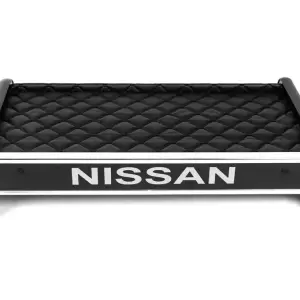 Полиця на панель (2001-2010, Чорна з чорною ниткою) для Nissan Primastar 2002–2014
