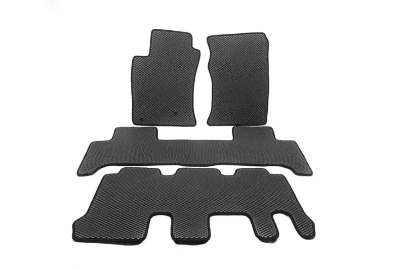 Килимки EVA (3 ряди, чорні) для Toyota Land Cruiser Prado 120 2002–2009