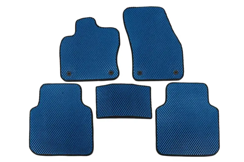 Килимки EVA (Allspase, 2 ряда, Синій) для Volkswagen Tiguan 2016–2023