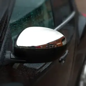 Накладки на дзеркала, 2010-2014 Хром (2 шт., нерж.) для Nissan Juke 2010–2019