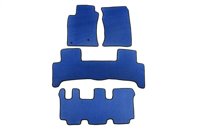 Килимки EVA (3 ряди, Синій) для Toyota Land Cruiser Prado 120 2002–2009