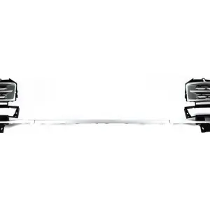 Комплект накладок на передній бампер SVA Silver (2018-2021, 3 шт) для LandRover Range Rover IV L405 2013–2021