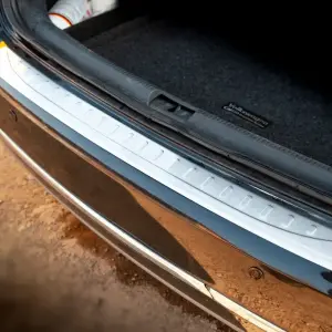 Накладка на задній бампер OmsaLine МАТ (Sedan, нерж) для Volkswagen Passat B7 2012–2015