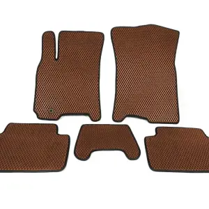 Килимки EVA (коричневі) для Daewoo Gentra 2013–