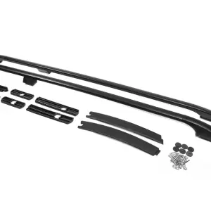 Рейлінги OmsaLine Solid (2 шт, чорні) для Ford Connect 2014–2021