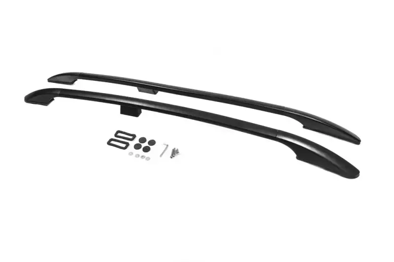 Рейлінги OmsaLine Solid (2 шт, чорні) для Subaru XV 2011–2017