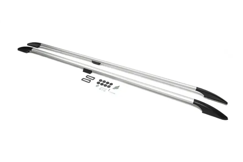 Рейлінги OmsaLine Solid (2 шт, сірі) для Ford Custom 2013–2022
