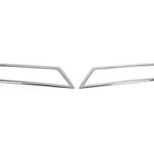 Окантовка протитуманних ліхтарів OmsaLine (2 шт., нерж.) для Skoda Superb 2015–2024