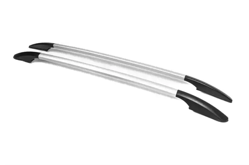 Рейлінги OmsaLine Solid (2 шт, сірі) для Nissan Qashqai 2007–2010