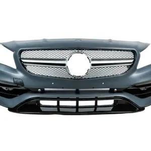 Передній бампер в зібраному вигляді (стиль CLA45 AMG) для Mercedes-Benz CLA C117 2013–2019
