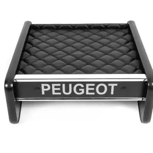 Полиця на панель 2000-2006 (Чорна з чорною ниткою) для Peugeot Boxer 1994–2006