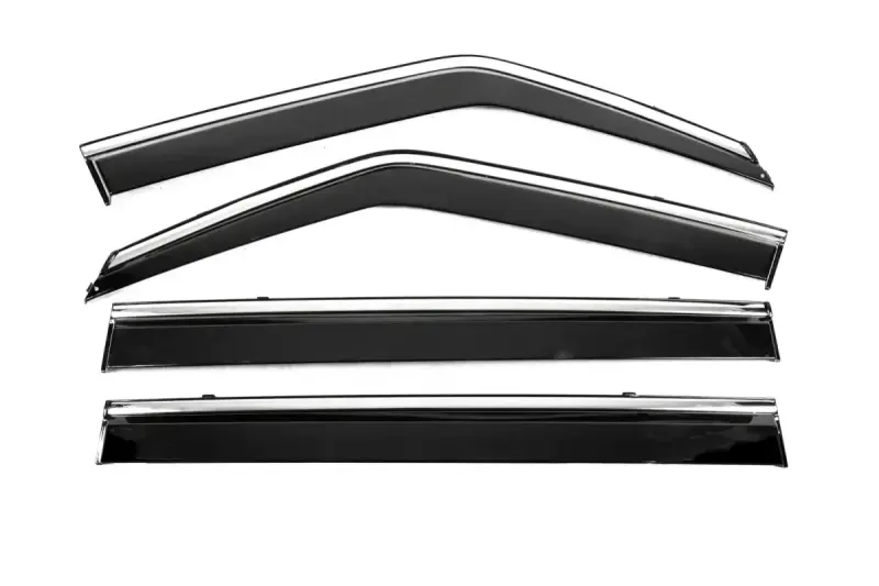 Вітровики з хромованим молдингом Niken Luxury (4 шт) для Nissan Patrol Y62 2010–2024