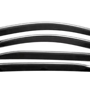 Вітровики з хромованим молдингом (4 шт., Sunplex Chrome) для Citroen C5 Aircross 2017–2025
