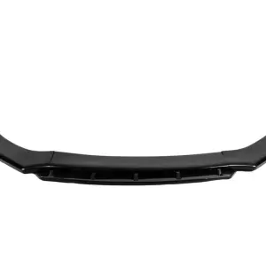 Універсальна передня Lip накладка DPT Black V-2 (ABS, чорний глянець)