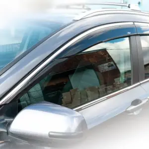 Вітровики з хром молдингом (4 шт, HIC) для Honda CRV 2017–2022