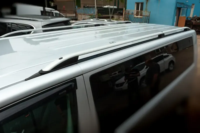 Рейлінги CROWN (сірий мат) для Volkswagen T6 2015–2024