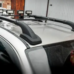 Рейлінги Black Shark (з поперечками) для Volkswagen Amarok 2010–2022