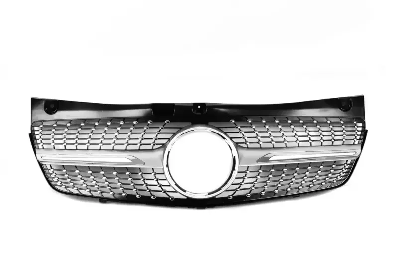 Передня решітка Diamond Silver (2010-2014) для Mercedes-Benz Vito W639 2004–2014
