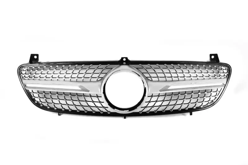 Передня решітка Diamond Silver (2004-2010) для Mercedes-Benz Vito W639 2004–2014