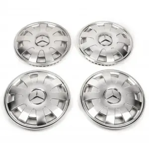 Ковпаки з нержавійки Пелюстки (1-катковий, 4 шт) для Mercedes-Benz Sprinter W907/W910 2018–