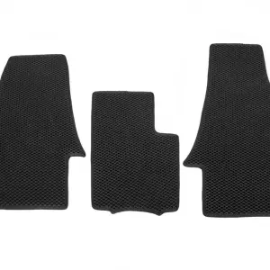Килимки EVA (чорні, передні, для 1+1) для Volkswagen T6 2015–2024