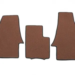 Килимки EVA (цегляні, передні, для 1+1) для Volkswagen T6 2015–2024