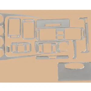 Накладки на панель 2000-2002 (алюміній) для Toyota Corolla 1998–2002