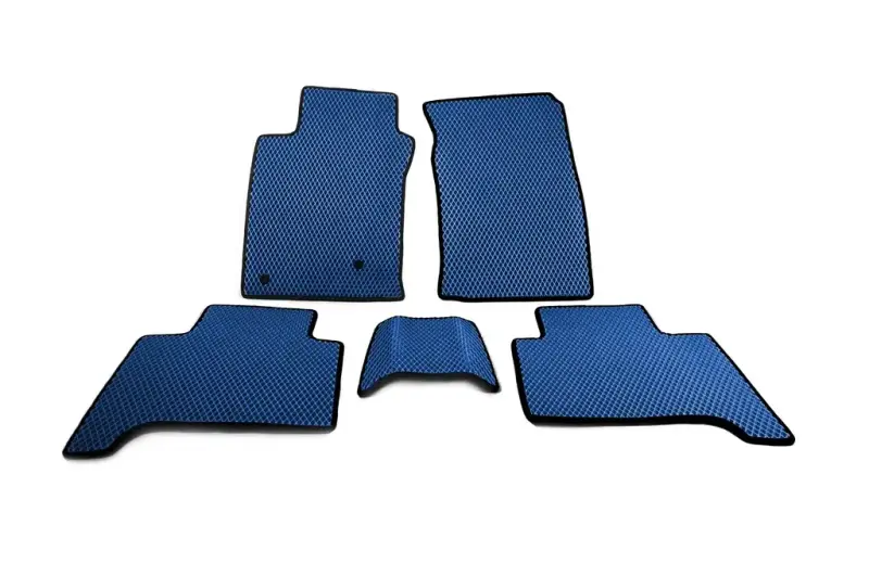Килимки EVA (2 ряди, Синій) для Toyota Land Cruiser Prado 120 2002–2009