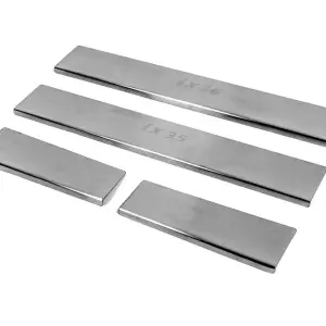 Накладки на пороги Carmos V3 (4 шт, нерж) для Hyundai IX-35 2010–2015