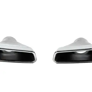 Насадки на глушитель M-Performance Silver (2 шт) для BMW 5 серія G30/G31 2017–2023