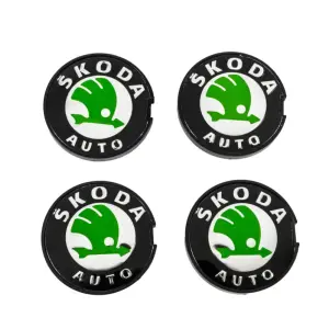 Ковпачки на диски 56/51мм sk5651 (4 шт) для Skoda