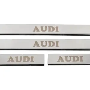 Накладки на пороги (4 шт, нерж) для Audi A4 B8 2007–2015