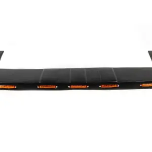 Козирьок лобовога скла V1 (LED, чорний мат) для Dacia Duster 2008–2018