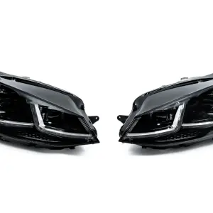 Передні фари Led Silver Style 2017+ (для 2012-2017, 2 шт) для Volkswagen Golf 7/E-Golf 2012–2020