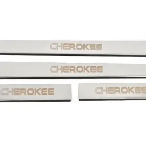 Накладки на пороги Carmos V-2 (4 шт, нерж) для Jeep Grand Cherokee WK 2004–2010
