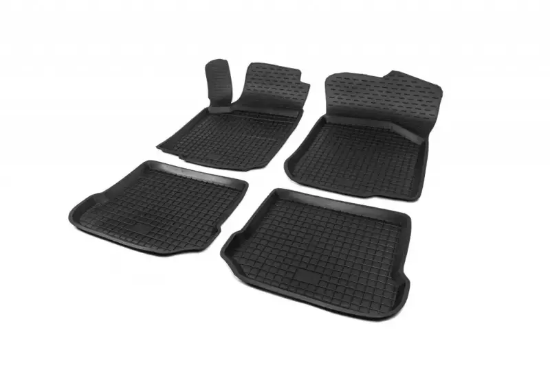 Гумові килимки з бортом (4 шт, Polytep) для Volkswagen Passat B6 2006–2012