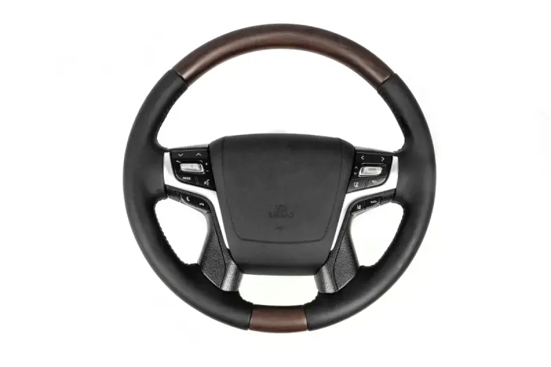 Кермо з підігрівом (темне дерево) для Toyota Land Cruiser Prado 150 2009–2023